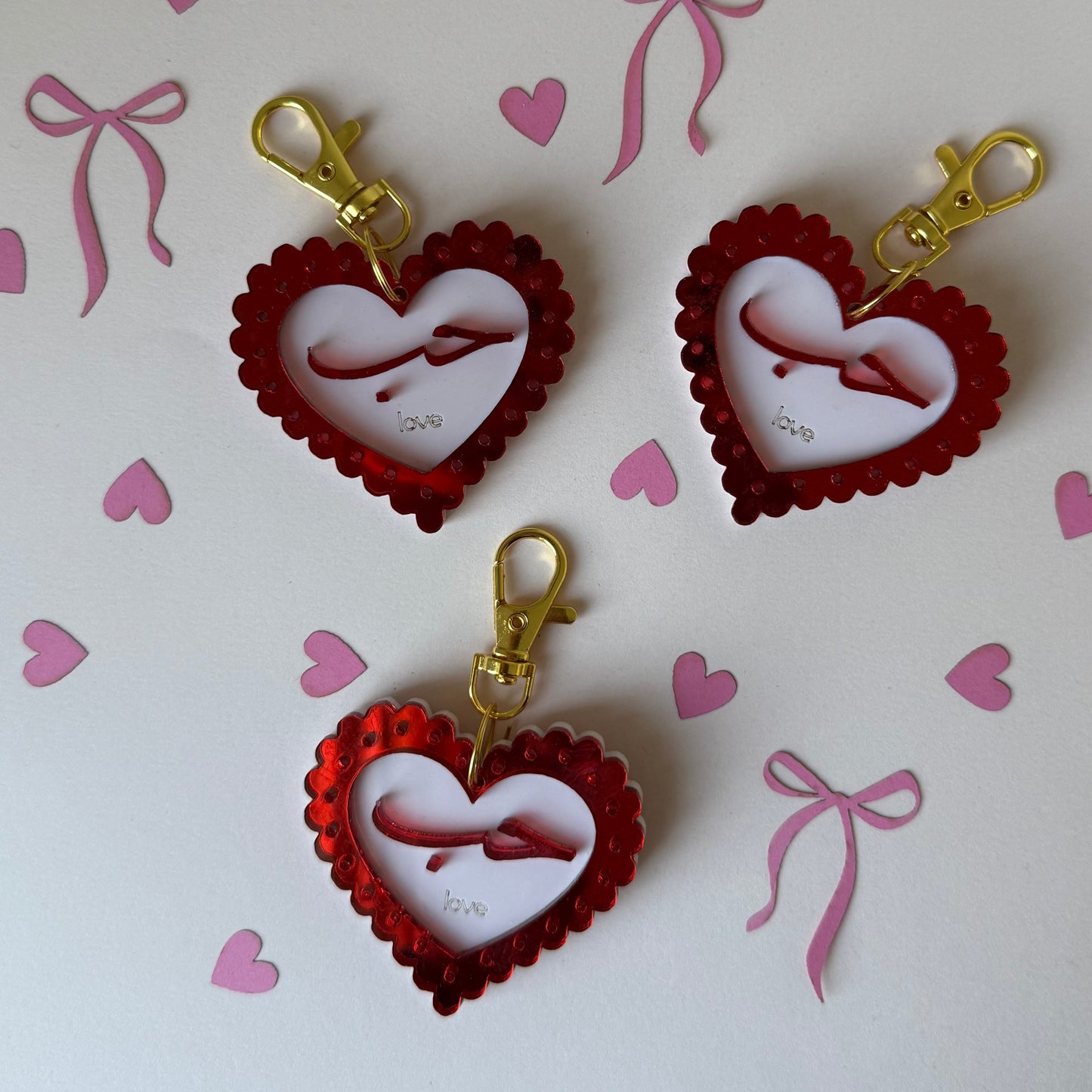 "Hub"- Love Keychain