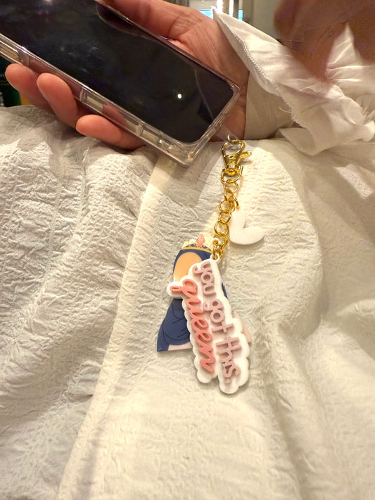 "You got this queen" bag charm/keychain