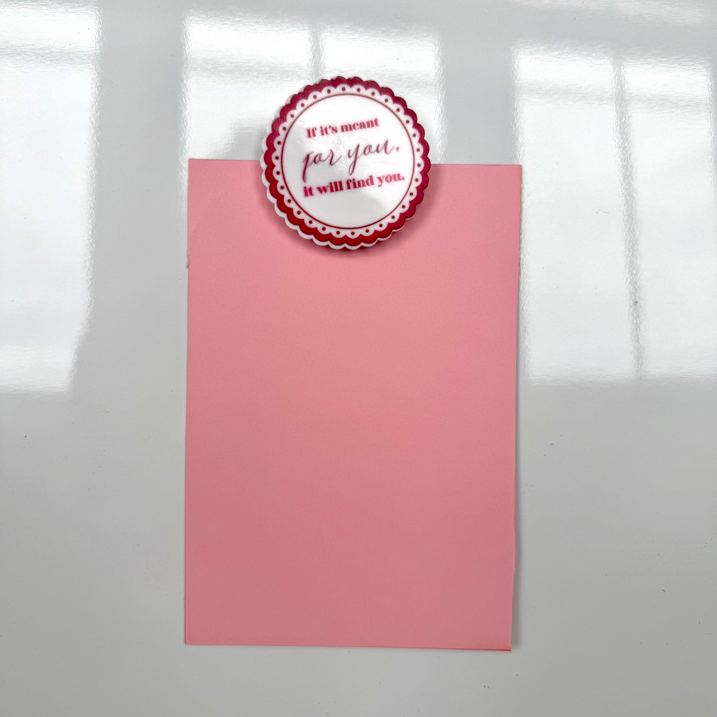 "If its meant for you" magnet | Stationary for Muslim Girls