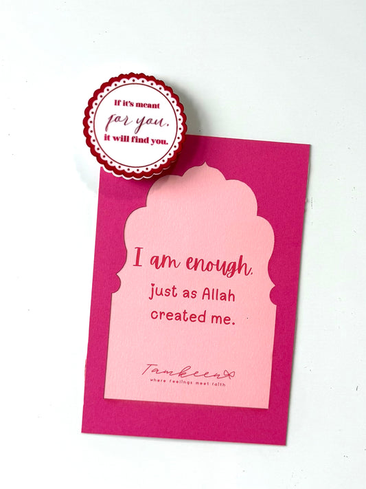 "If its meant for you" magnet | Stationary for Muslim Girls