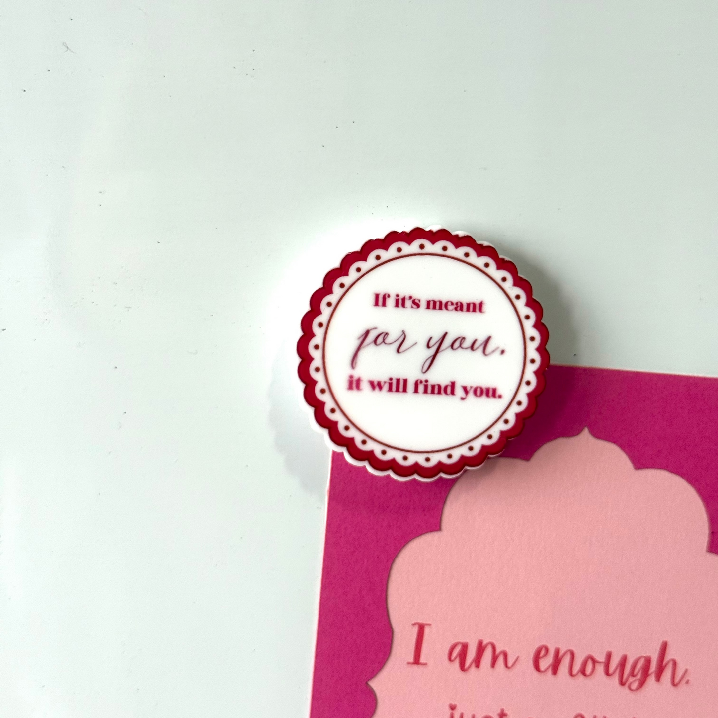 "If its meant for you" magnet | Stationary for Muslim Girls